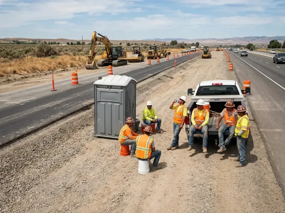 highway-road-construction-crew-007 — frequently asked questions, Porta Potty and Restroom Rentals in Grain Valley, MO